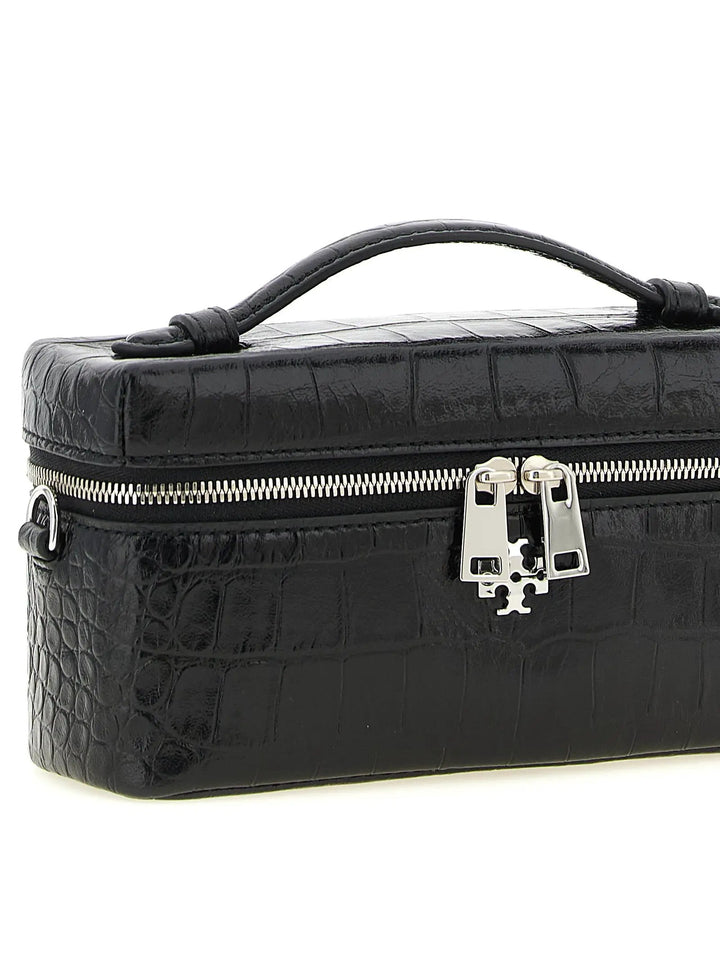 Tory Burch Black Lamb Leather Crossbody Bag