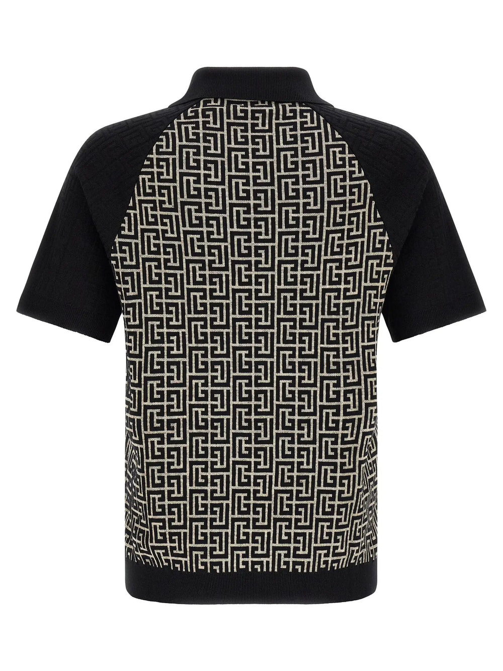 Balmain Sample Sale | Balmain Bicolor Cotton Polo Shirt - | Designer outlet