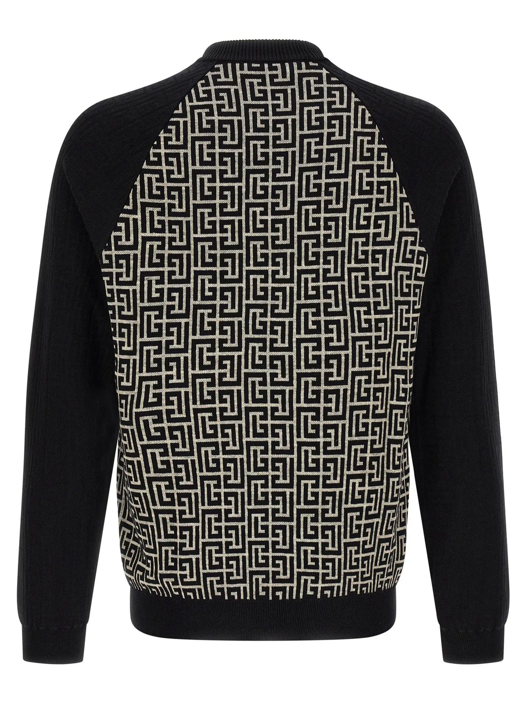 Balmain Bicolor Cotton Cardigan