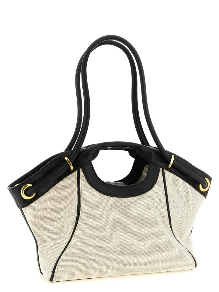 Balmain Bicolor Cotton Tote Bag