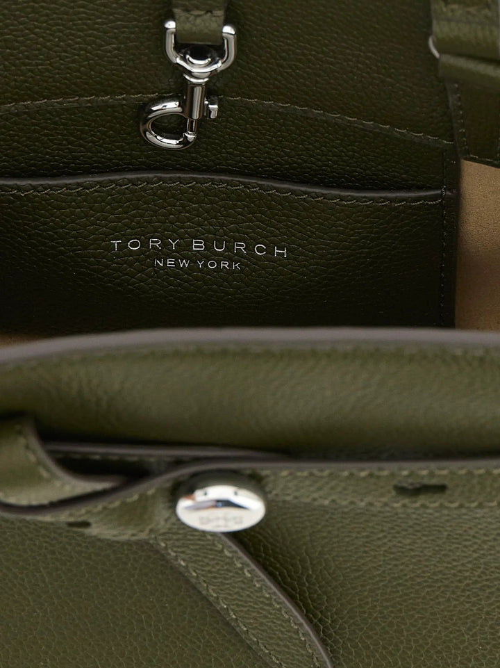 Tory Burch Brown Cowhide Crossbody Bag