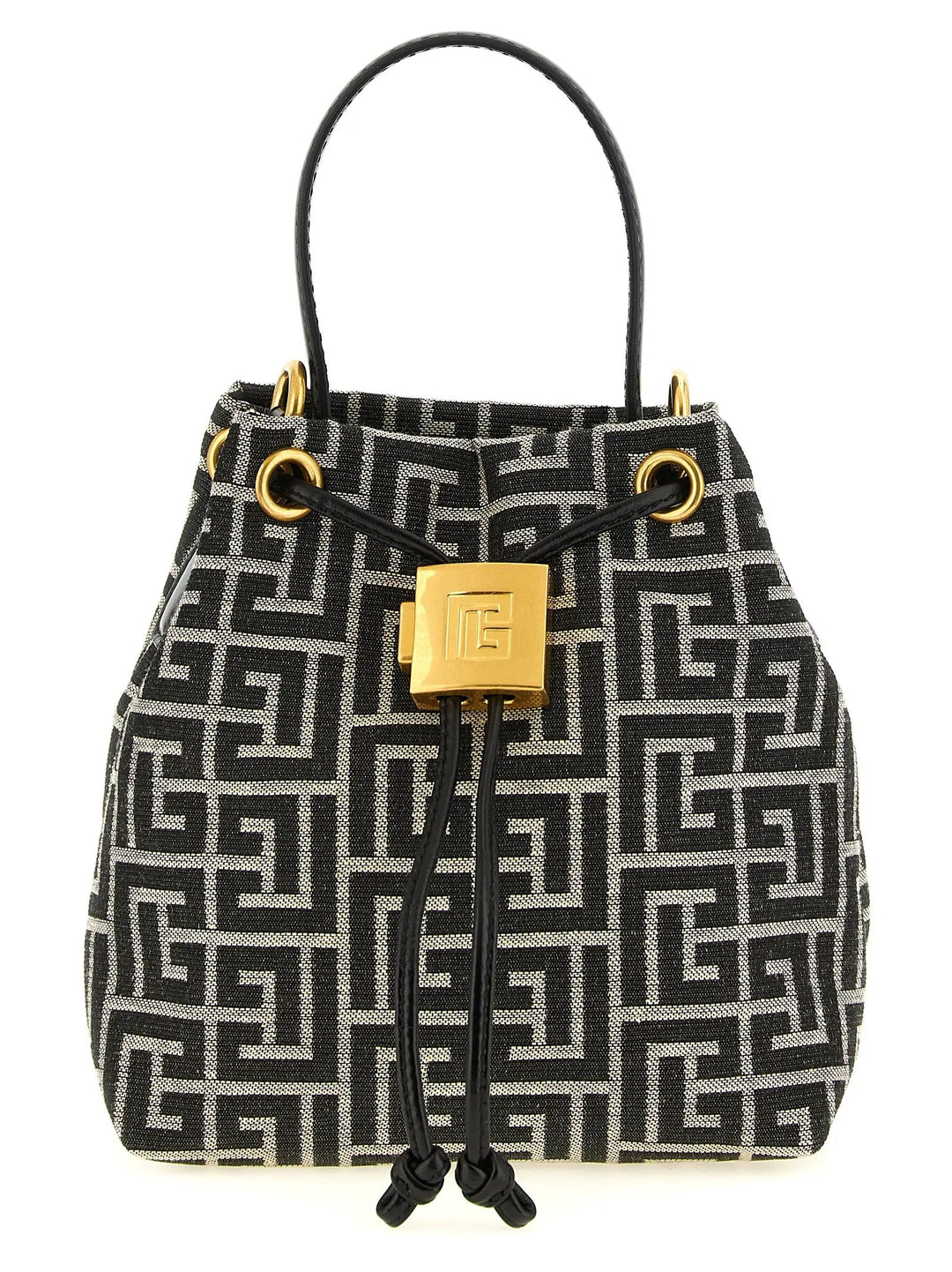 Balmain Bicolor Polyester Handbag