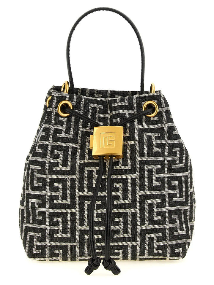Balmain Bicolor Polyester Handbag