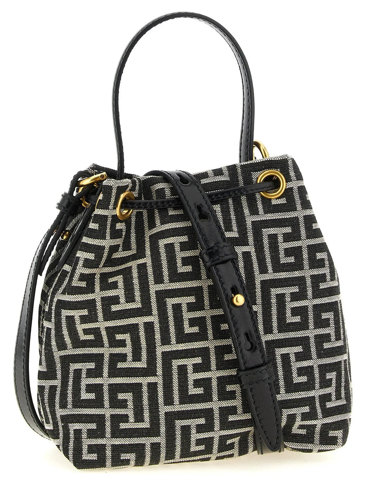 Balmain Bicolor Polyester Handbag