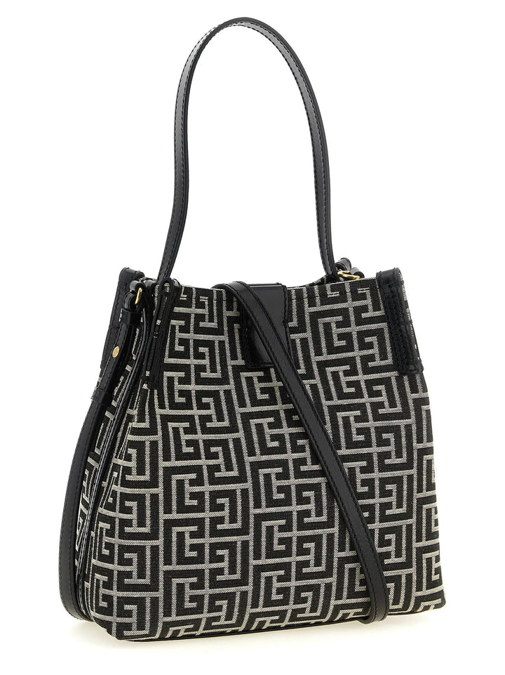 Balmain Bicolor Cotton Shoulder Bag