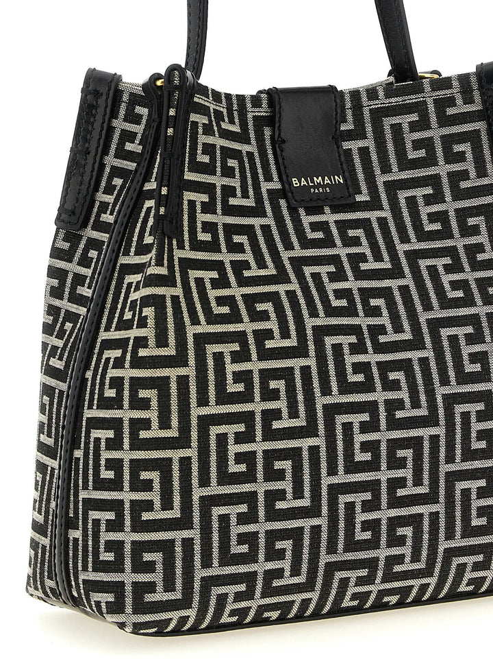 Balmain Bicolor Cotton Shoulder Bag