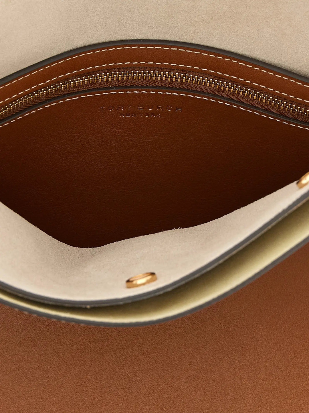 Tory Burch Brown Cowhide Crossbody Bag