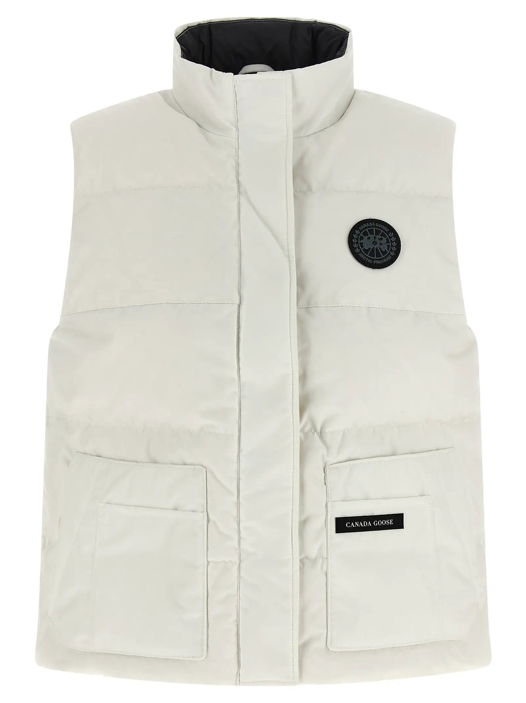 Canada Goose White Polyester Sleeveless Jacket