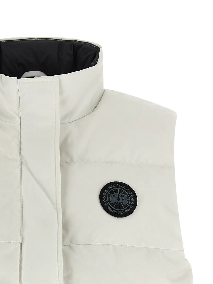 Canada Goose White Polyester Sleeveless Jacket