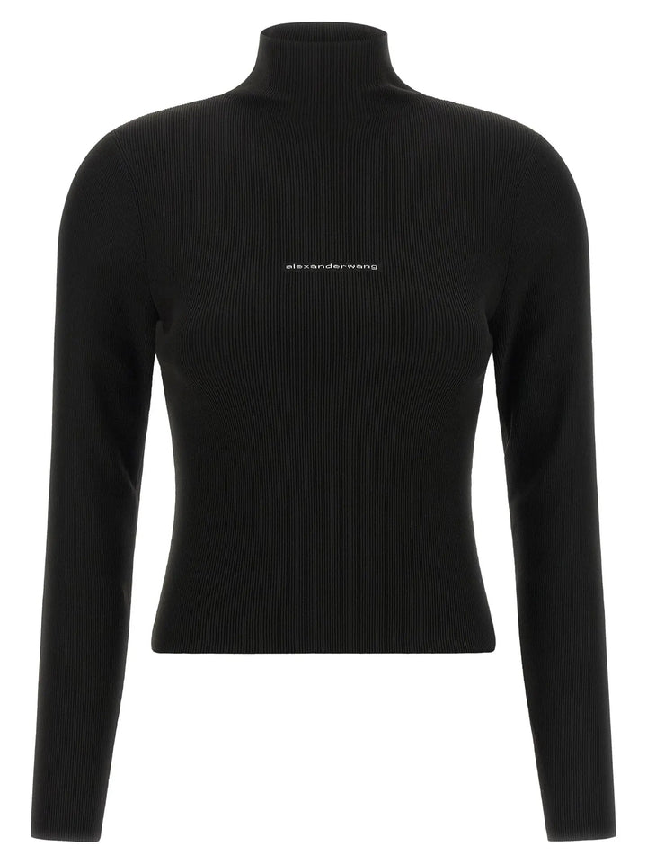 Alexander Wang Black Polyamide Cardigan
