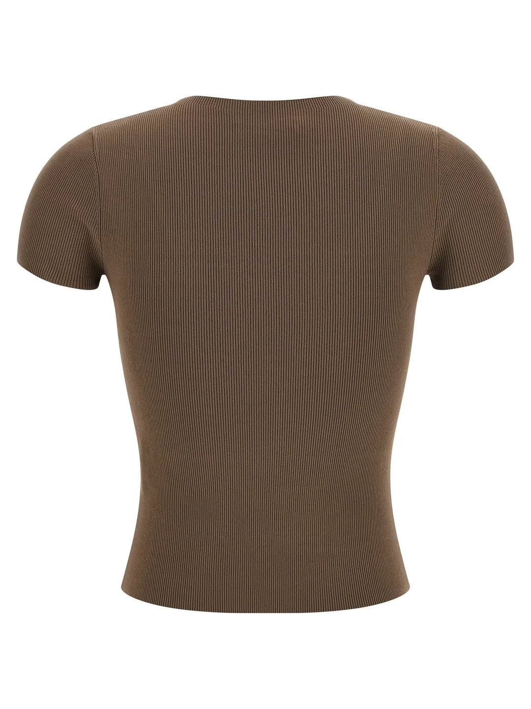 Alexander Wang Brown Polyamide T-Shirt