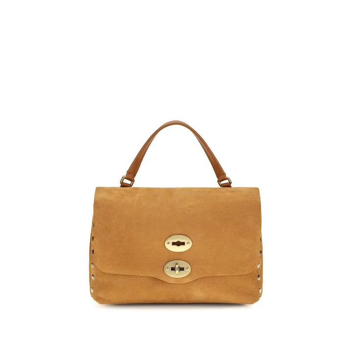Zanellato Beige Suede Leather Shoulder Bag