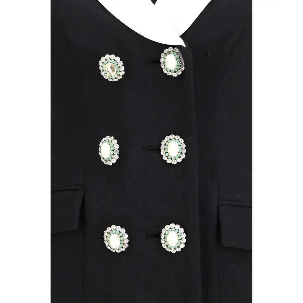 Self-Portrait Black Wool Oves Aries Blazer
