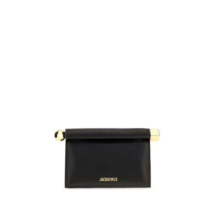 Jacquemus Black Lamb Ovis Aries Aries Clutch Bag