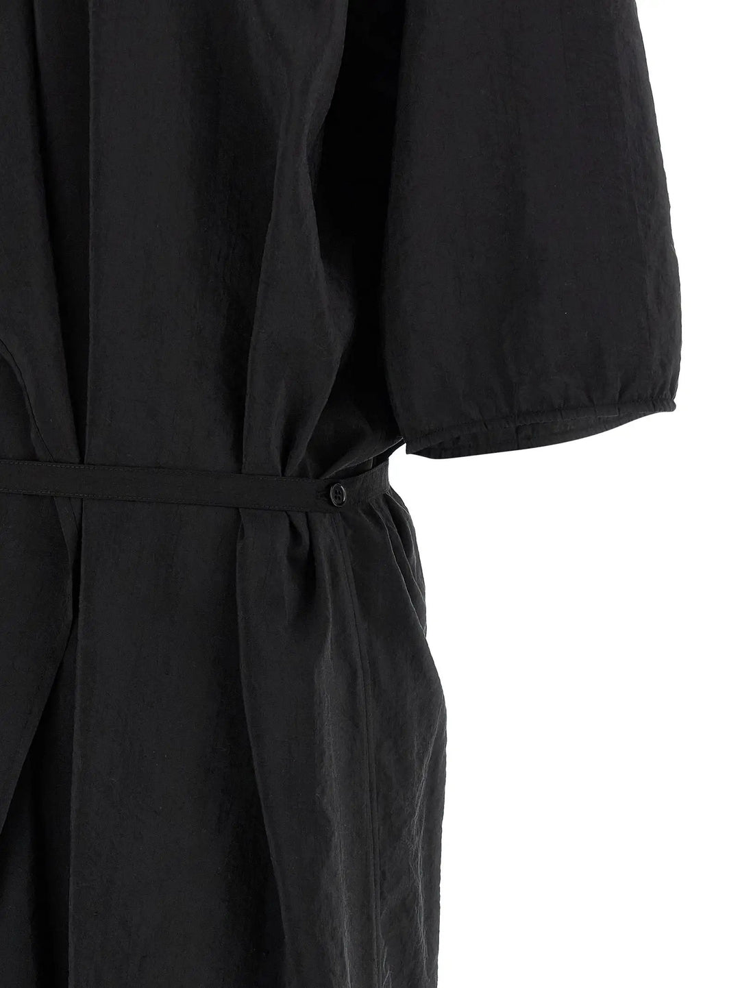 Lemaire Black Silk Midi Dress