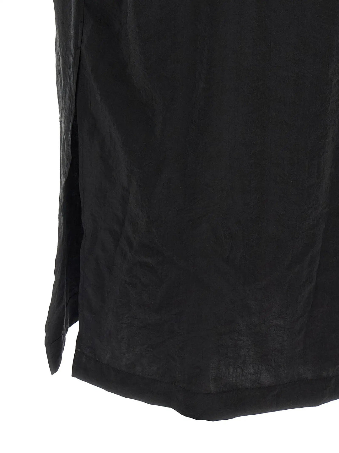 Lemaire Black Silk Midi Dress