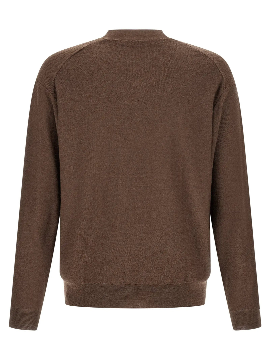 Lemaire Brown Wool Cardigan