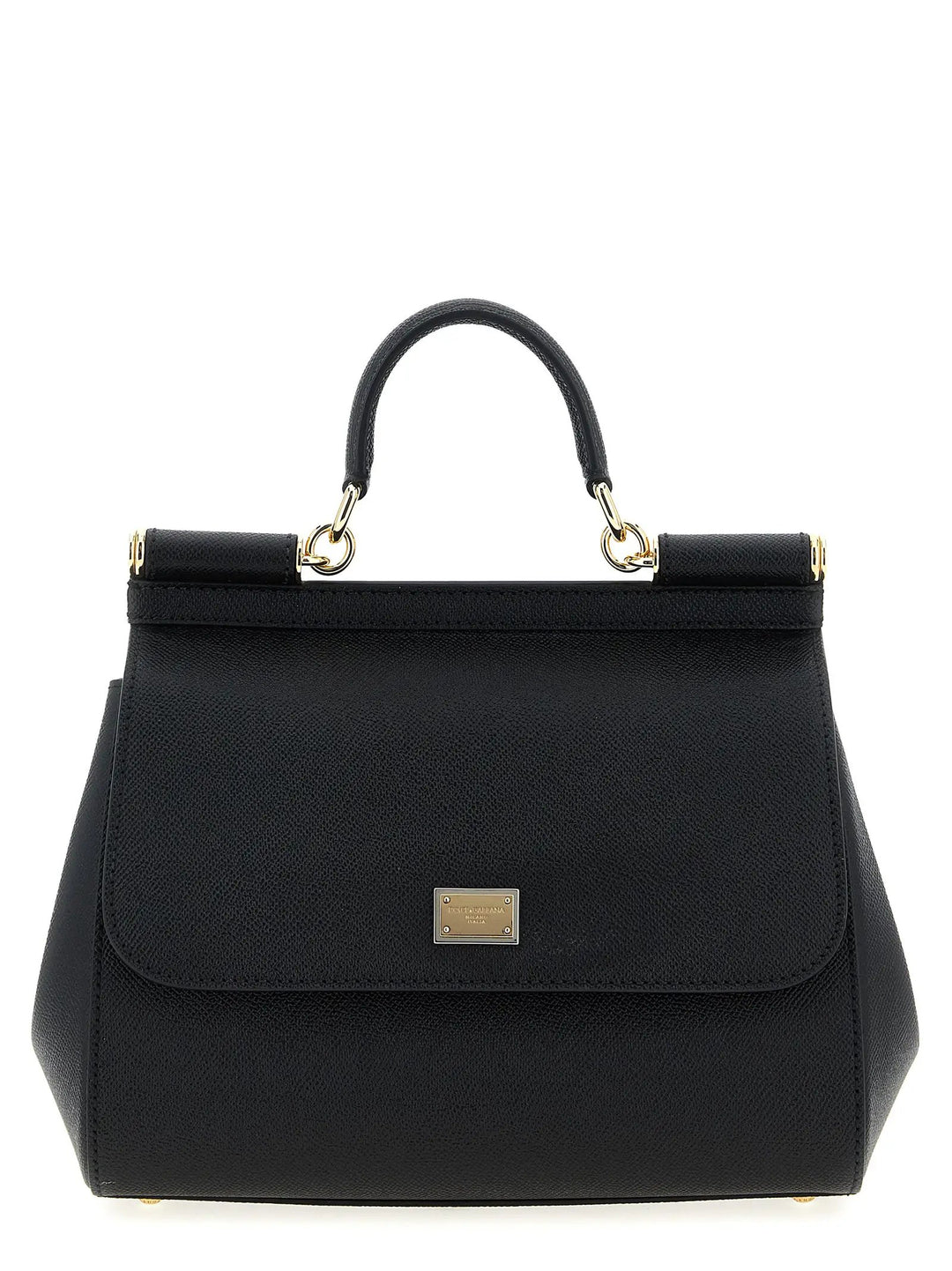 Dolce &amp; Gabbana Black Calfskin Handbag