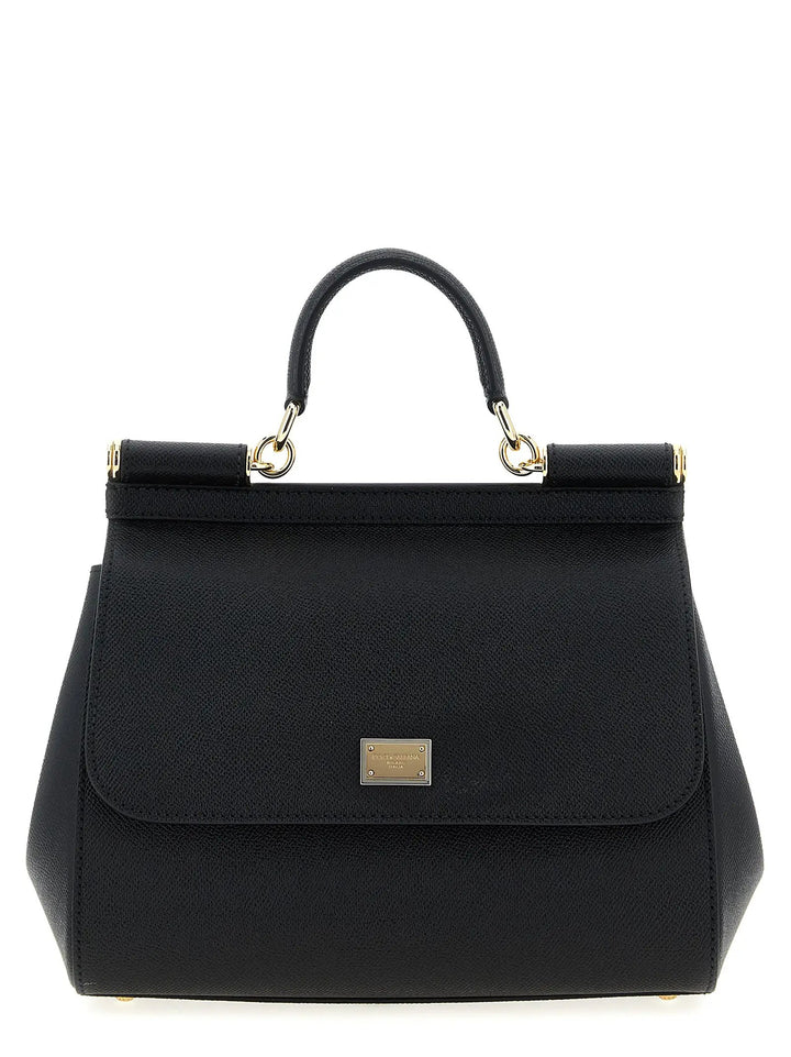 Dolce &amp; Gabbana Black Calfskin Handbag