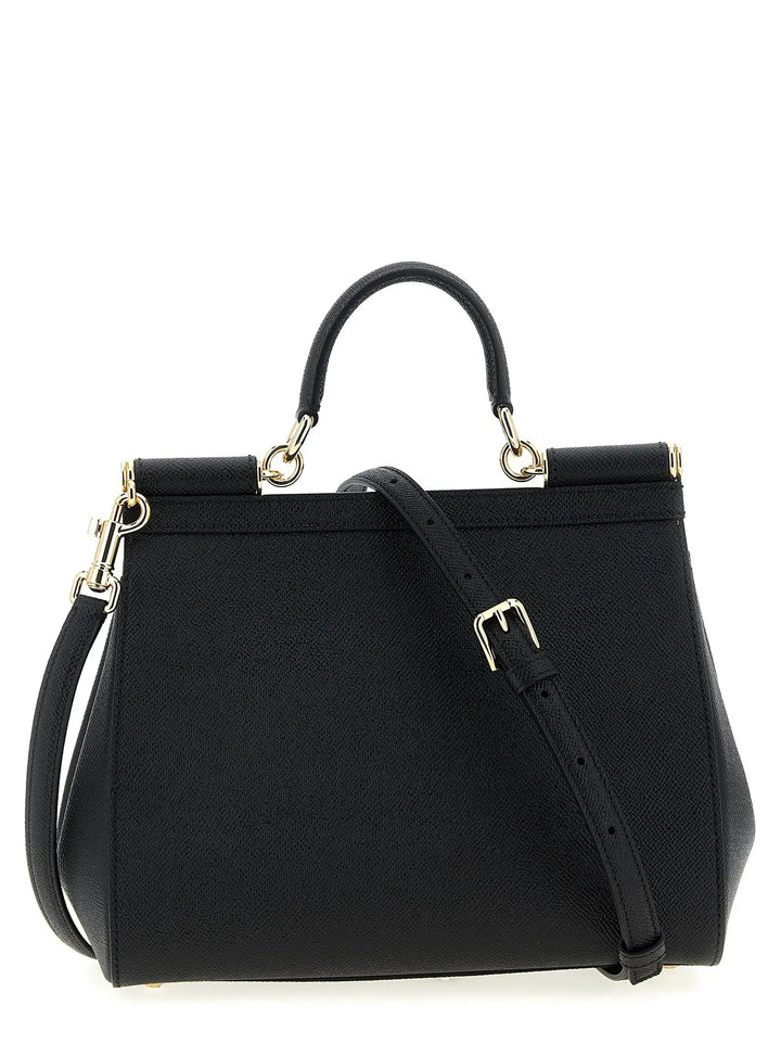 Dolce &amp; Gabbana Black Calfskin Handbag