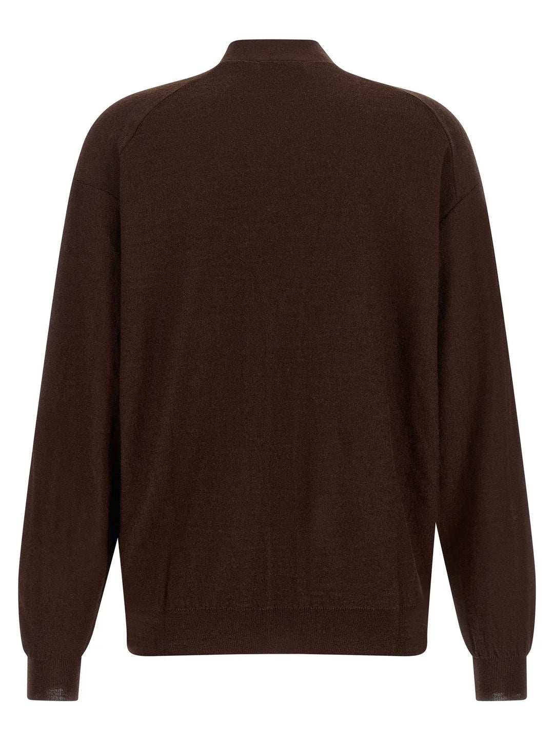 Lemaire Sample Sale | Lemaire Bordeaux Wool Cardigan - Cardigans | Designer outlet