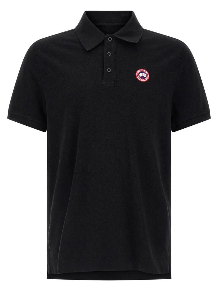 Canada Goose Black Cotton Polo Shirt
