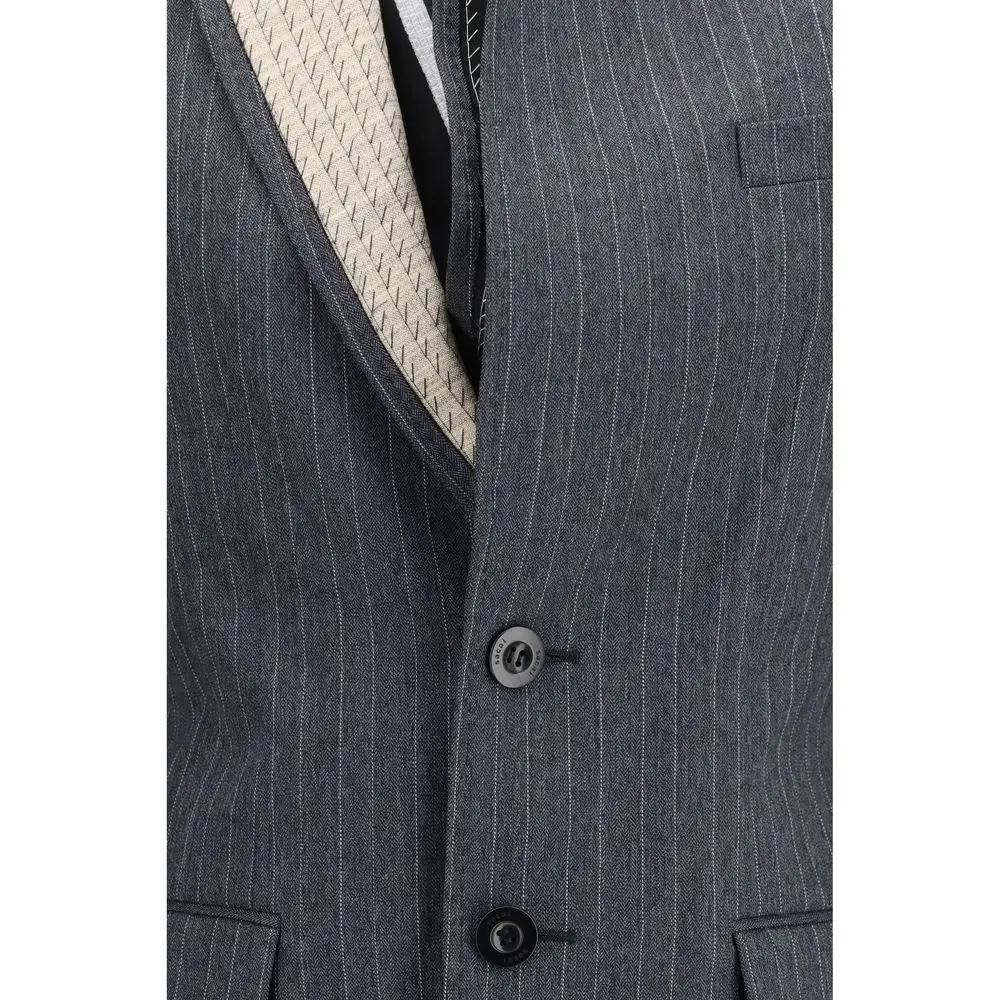 Sacai Gray Wool Oves Aries Jacket
