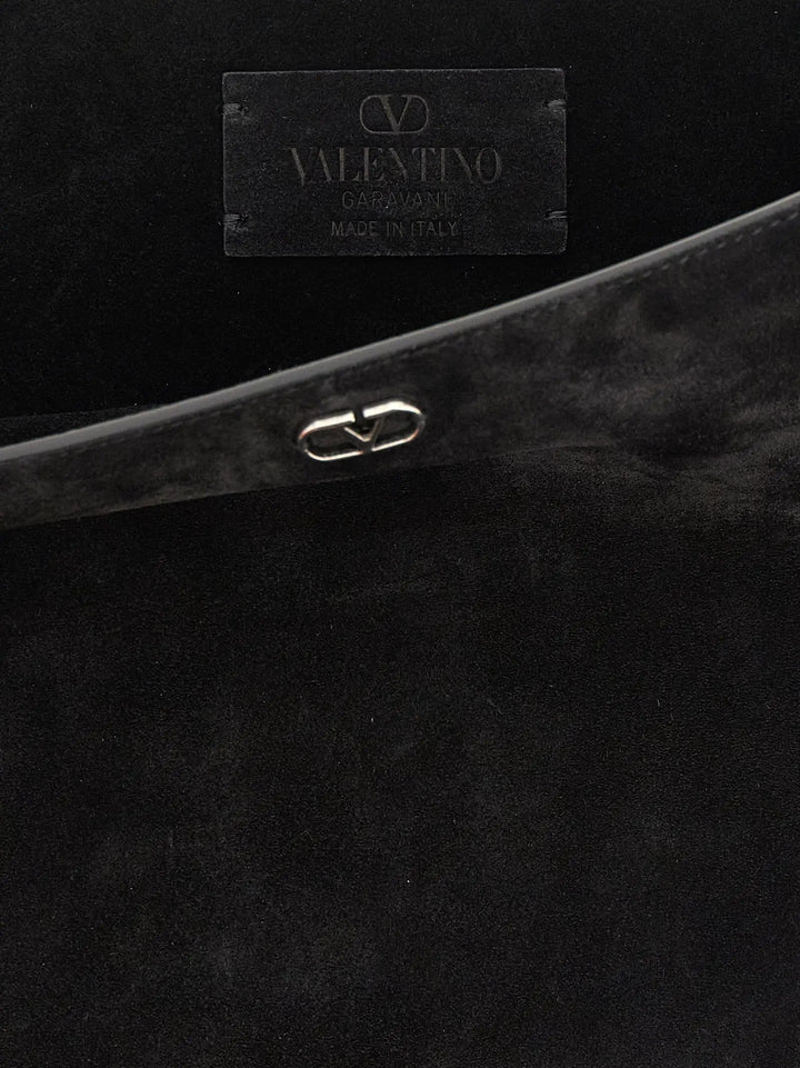 Valentino Garavani Black Calfskin Shoulder Bag
