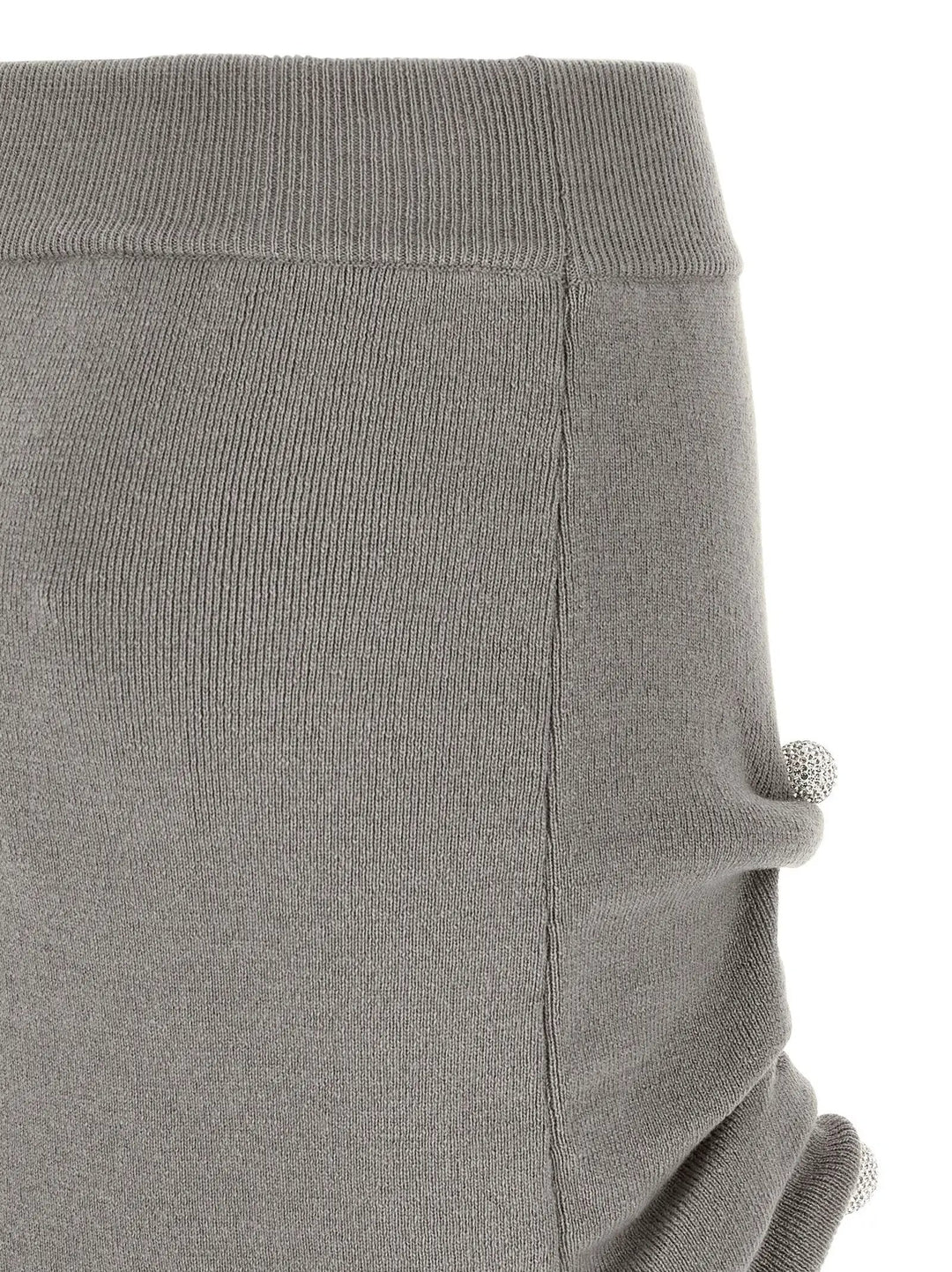 Giuseppe Di Morabito Gray Virgin Wool Long Skirt