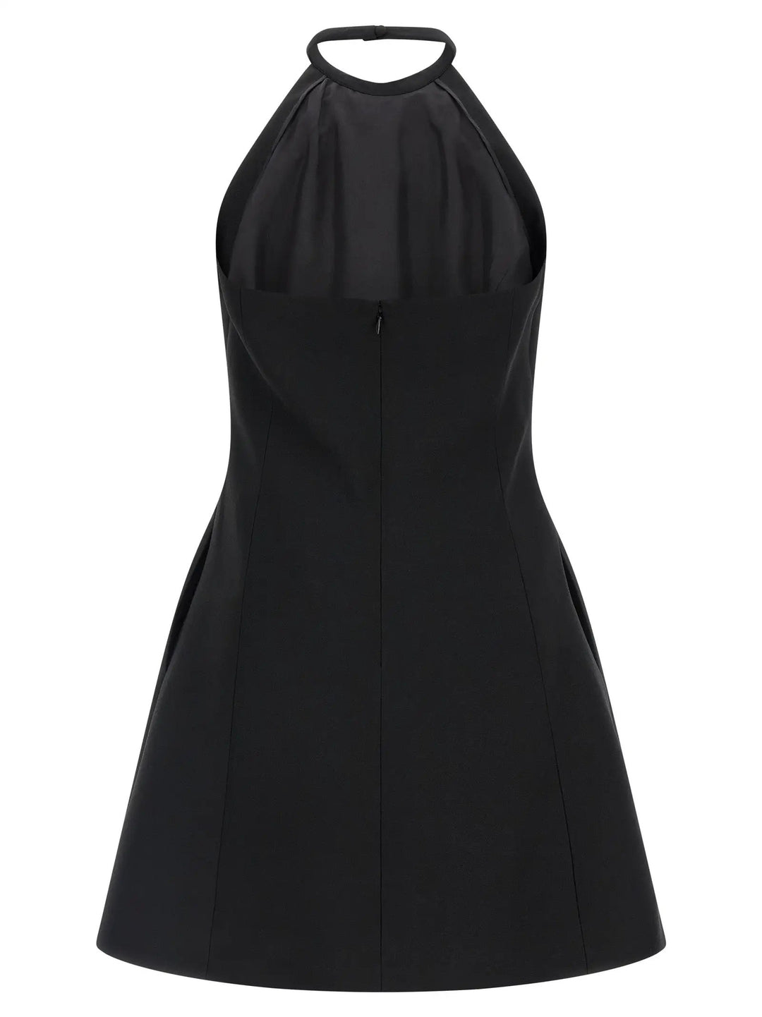 Valentino Garavani Black Virgin Wool Short Dress