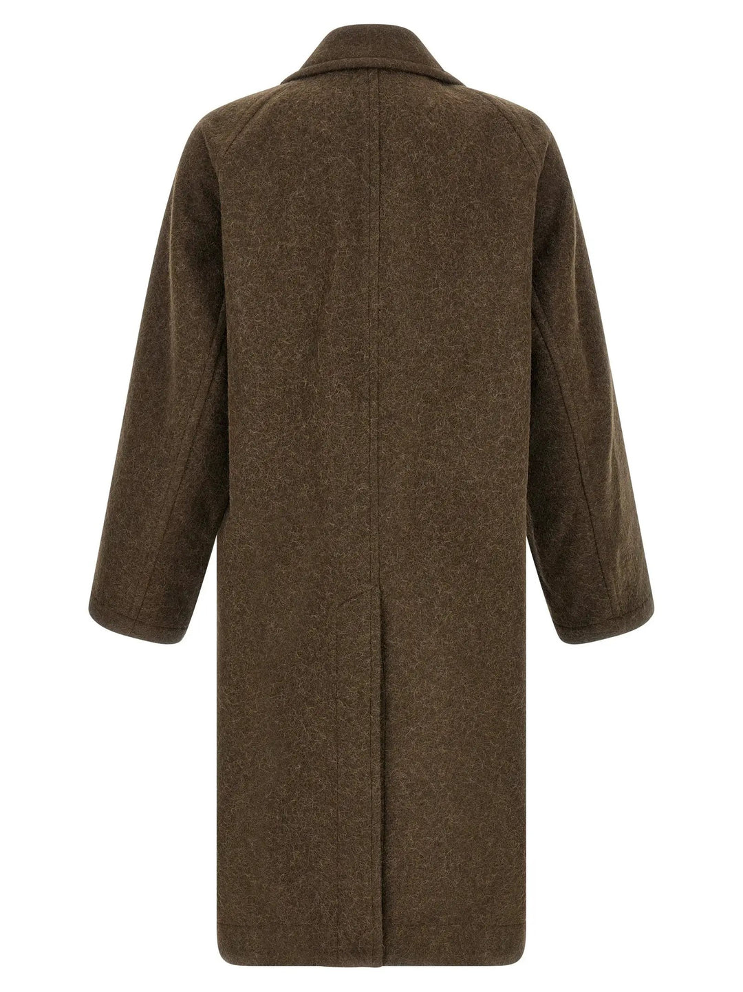Lemaire Brown Wool Coat