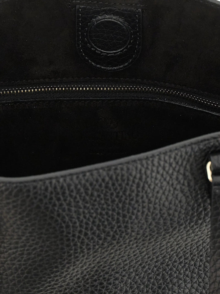 Valentino Garavani Black Calfskin Shoulder Bag