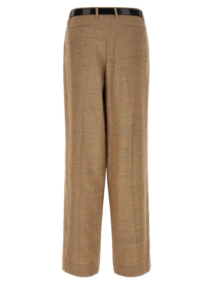 Dolce &amp; Gabbana Beige Viscose Casual Pants