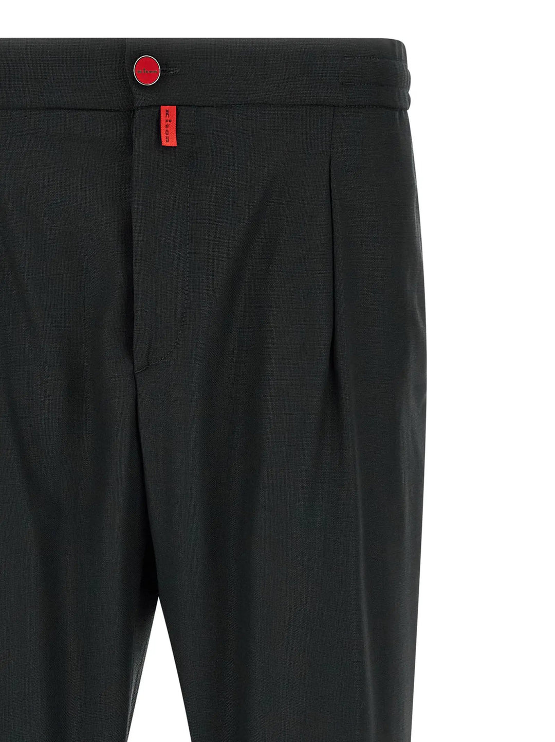 Kiton Gray Wool Casual Pants
