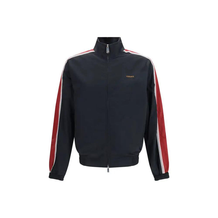 Versace Sample Sale | Versace Black Polyamide Bomber - | Designer outlet