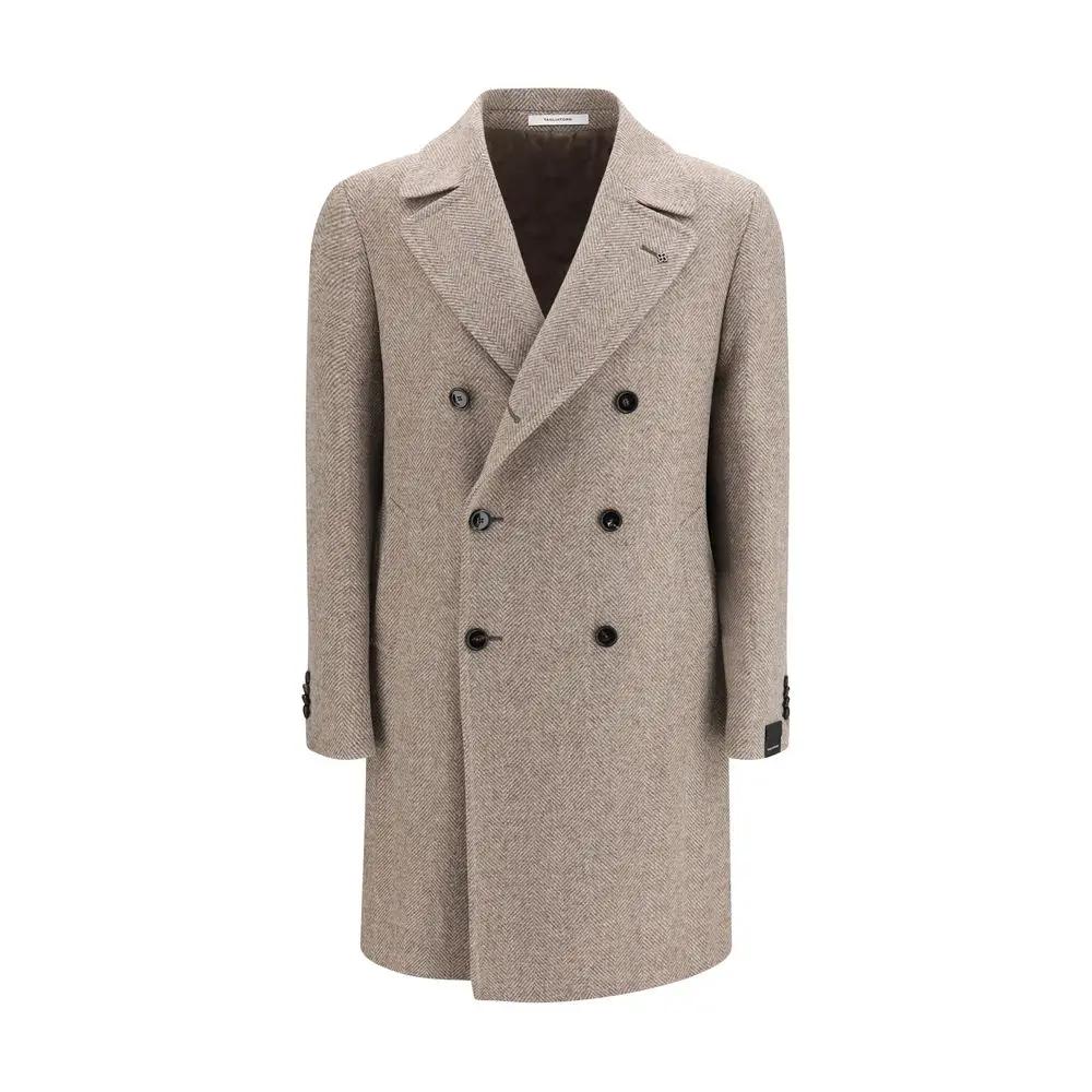 Tagliatore Sample Sale | Tagliatore Beige Wool Oves Aries Coat - | Designer outlet