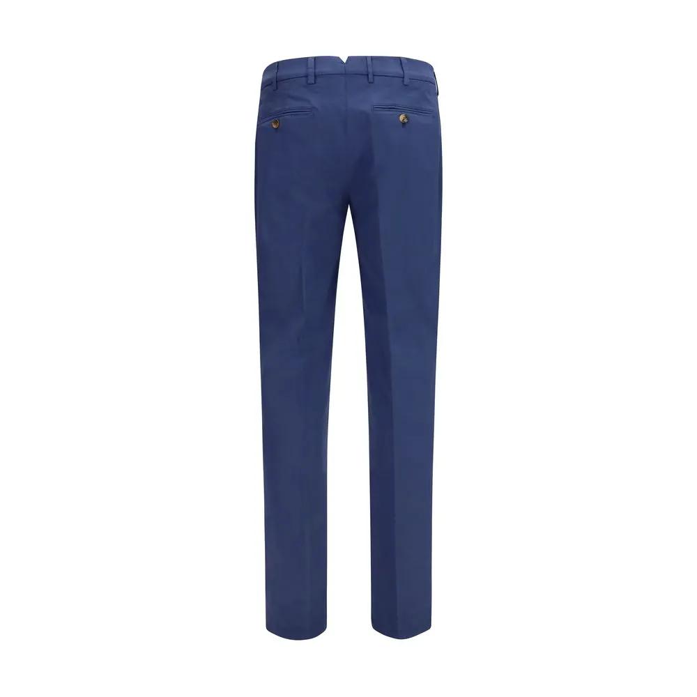 Brunello Cucinelli Sample Sale | Brunello Cucinelli Blue Cotton Pants - | Designer outlet