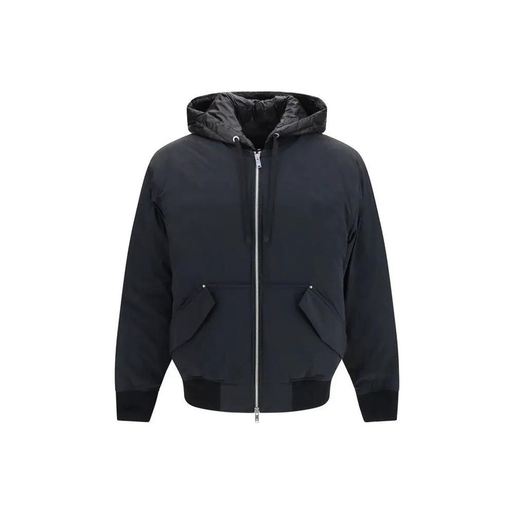 Moose Knuckles Black Nylon Full-Length Jacket