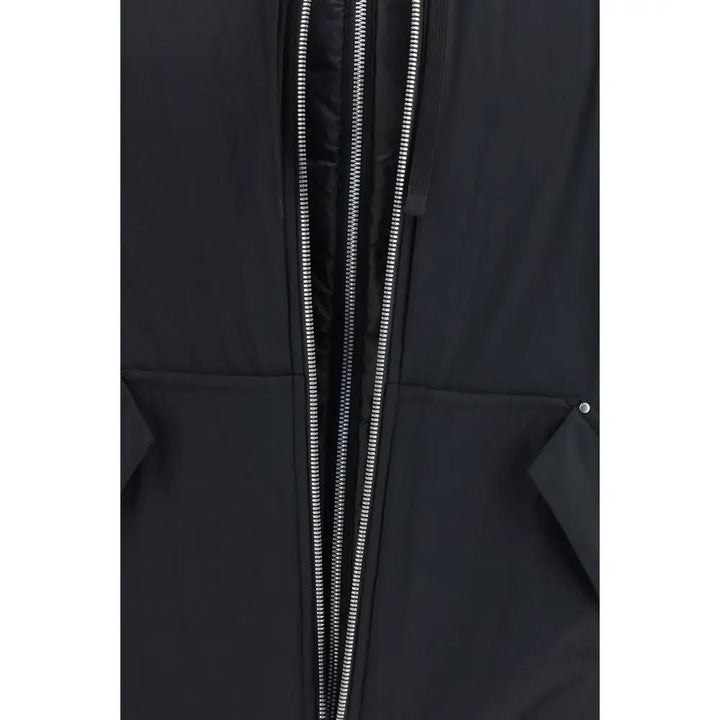 Moose Knuckles Black Nylon Full-Length Jacket