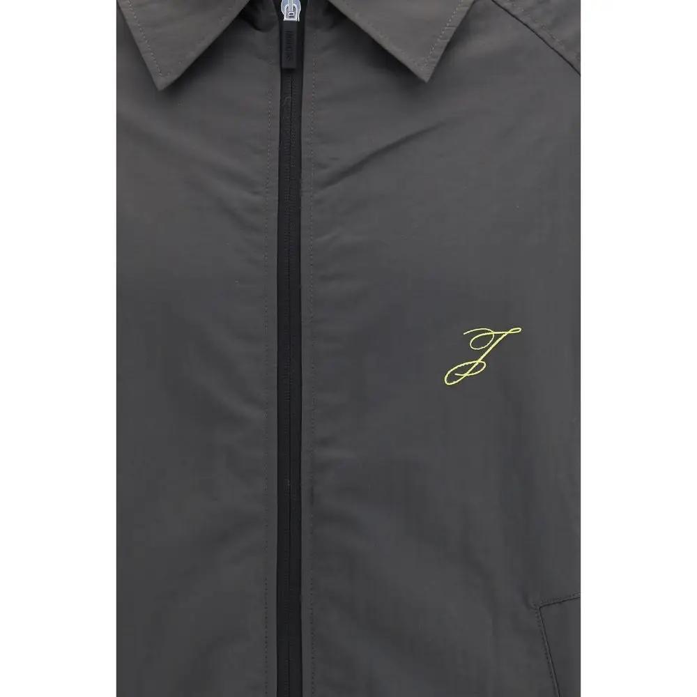 Jacquemus Gray Polyamide Full-Length Jacket