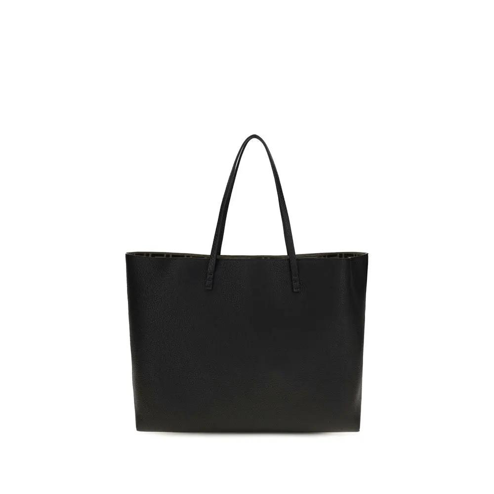 Fendi Sample Sale | Fendi Black Calf Leather Bos Taurus Shoulder Bag - | Designer outlet