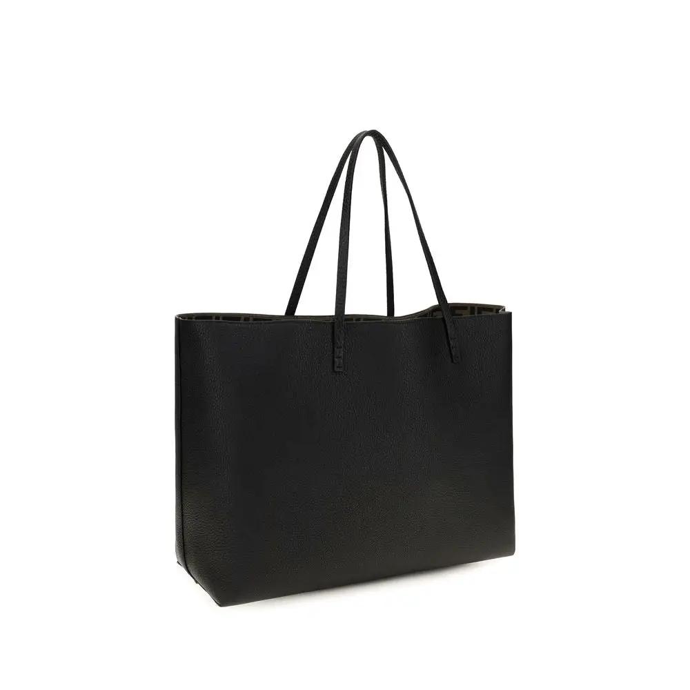 Fendi Sample Sale | Fendi Black Calf Leather Bos Taurus Shoulder Bag - | Designer outlet