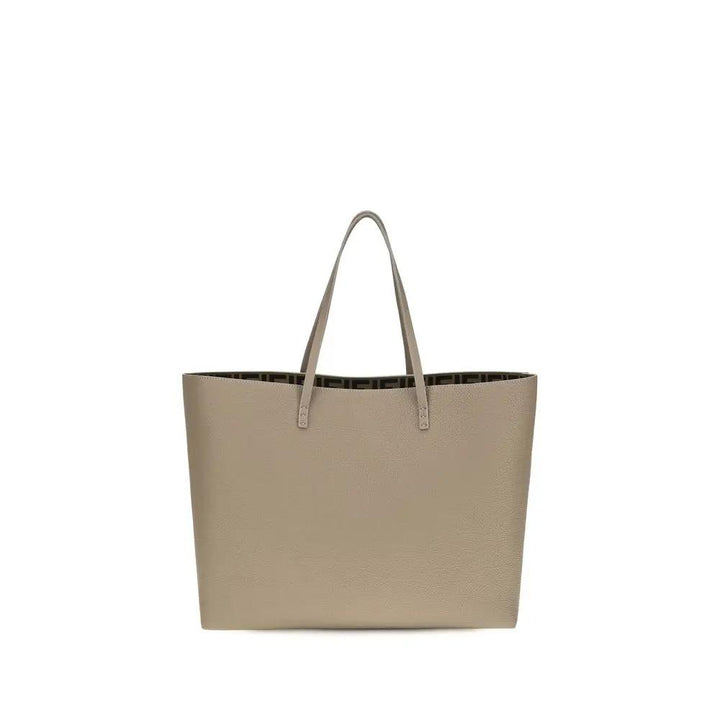 Fendi Beige Calf Leather Bos Taurus Shoulder Bag