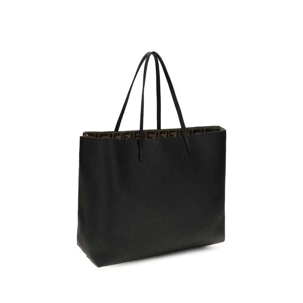 Fendi Sample Sale | Fendi Black Calf Leather Bos Taurus Shoulder Bag - | Designer outlet