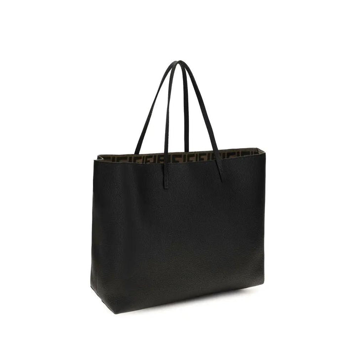 Fendi Sample Sale | Fendi Black Calf Leather Bos Taurus Shoulder Bag - | Designer outlet