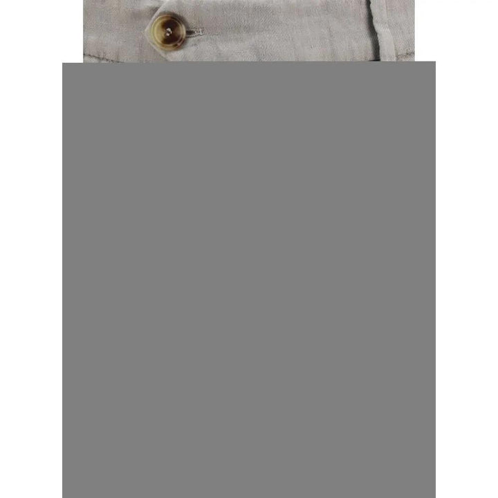 Brunello Cucinelli Sample Sale | Brunello Cucinelli Gray Linen Casual Pants - | Designer outlet