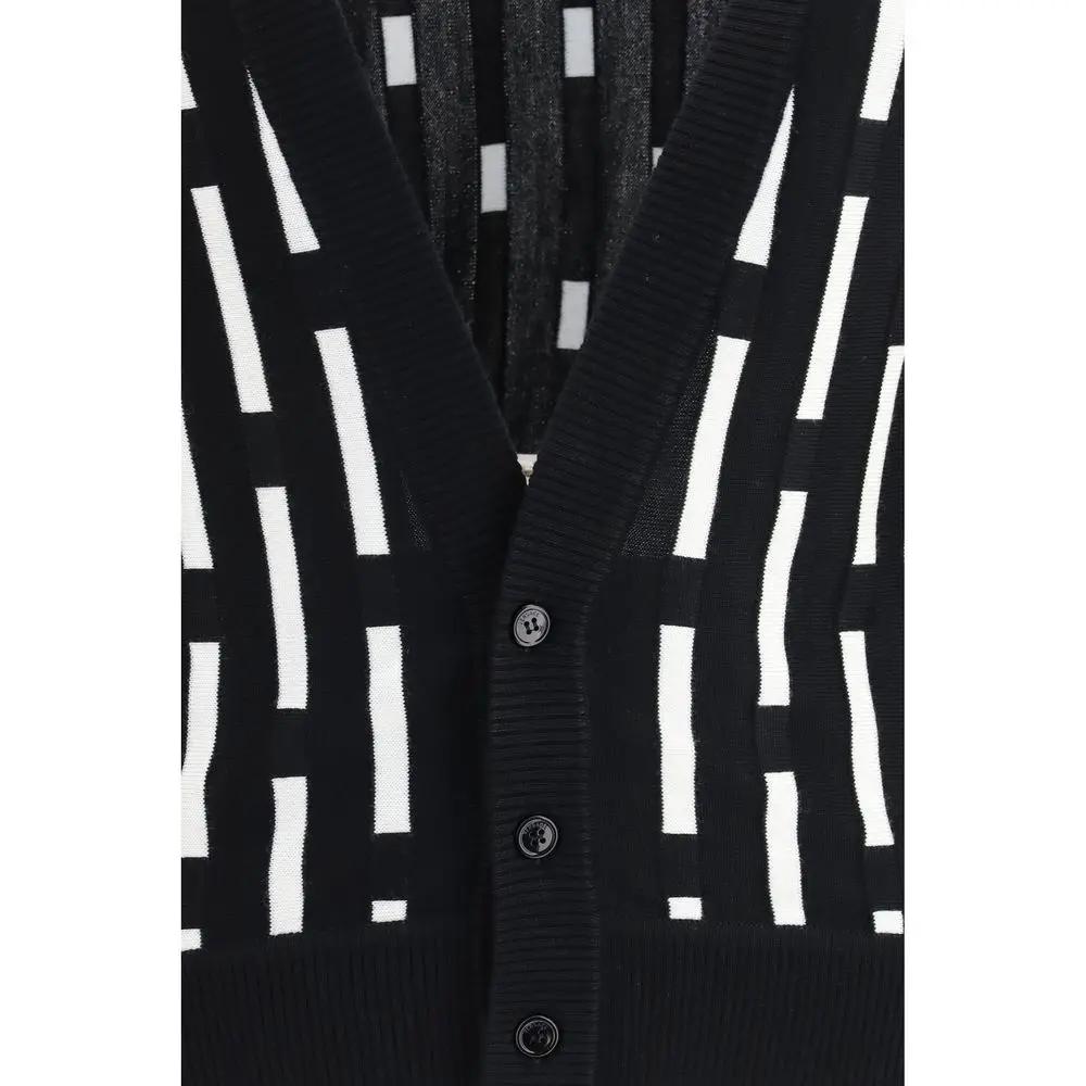 Versace Multicolor Wool Oves Aries Cardigan