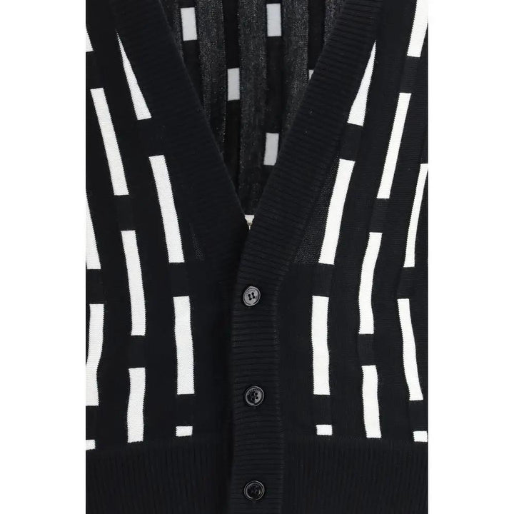 Versace Multicolor Wool Oves Aries Cardigan