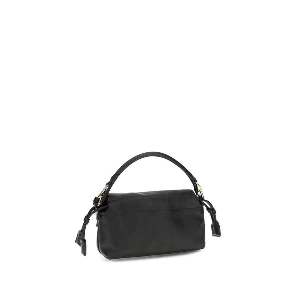 Fendi Black Lamb Ovis Aries Aries Shoulder Bag