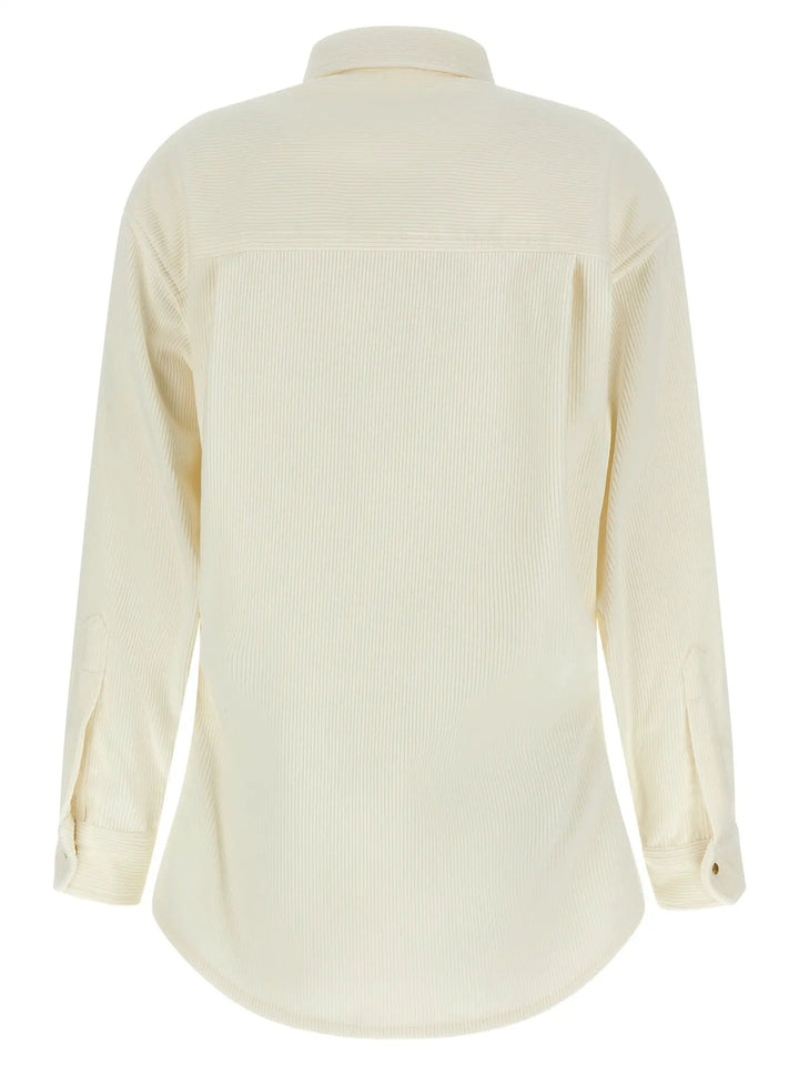 Darkpark White Cotton Blouse